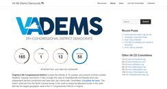 Desktop Screenshot of democratsva5.org