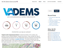 Tablet Screenshot of democratsva5.org